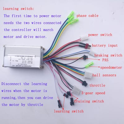 36-48v 350watt controller for electric cycle_img_1